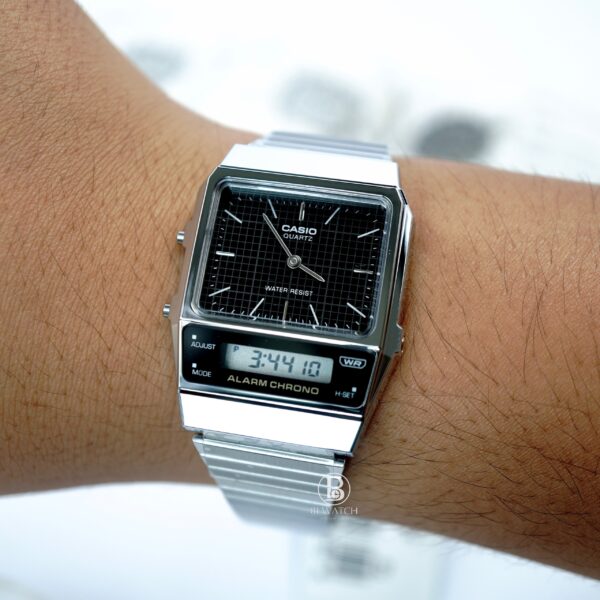 Đồng Hồ Nam Casio AQ-800E-1ADF || Vintage || Chính Hãng - Hình ảnh 2