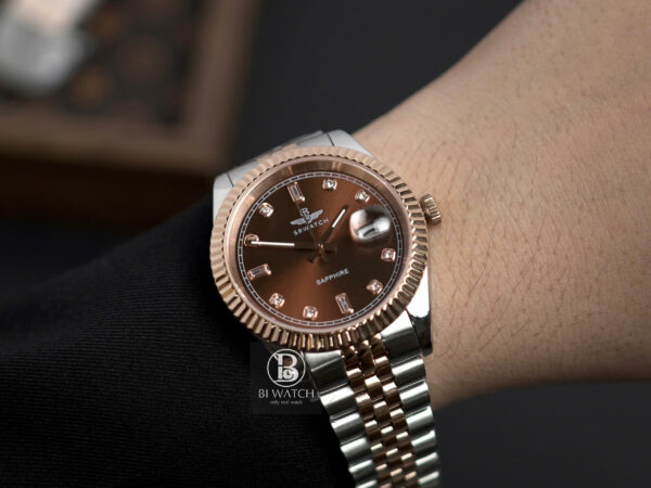 Đồng Hồ Nam SRWatch SG7004.1205GM || Dây Jobilee Đính Đá || Chính Hãng - Hình ảnh 4