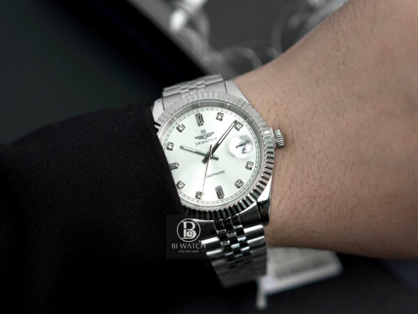 Đồng Hồ Nam SRWatch SG7004.1102GM || Dây Jobilee Đính Đá || Chính Hãng - Hình ảnh 4