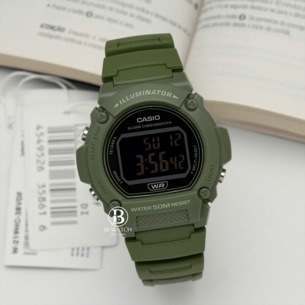 ĐỒNG HỒ NAM CASIO W-219HC-3BV || Size 47mm || Chính Hãng