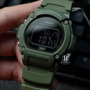 ĐỒNG HỒ NAM CASIO W-219HC-3BV || Size 47mm || Chính Hãng