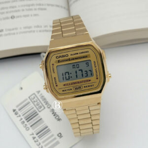Đồng Hồ Nam Casio A168WEGM-9DF || FULL VÀNG KIM || Chính Hãng