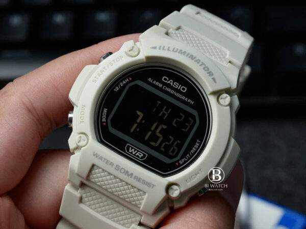 ĐỒNG HỒ NAM CASIO W-219HC-8B || Size 47mm || Chính Hãng - Hình ảnh 3