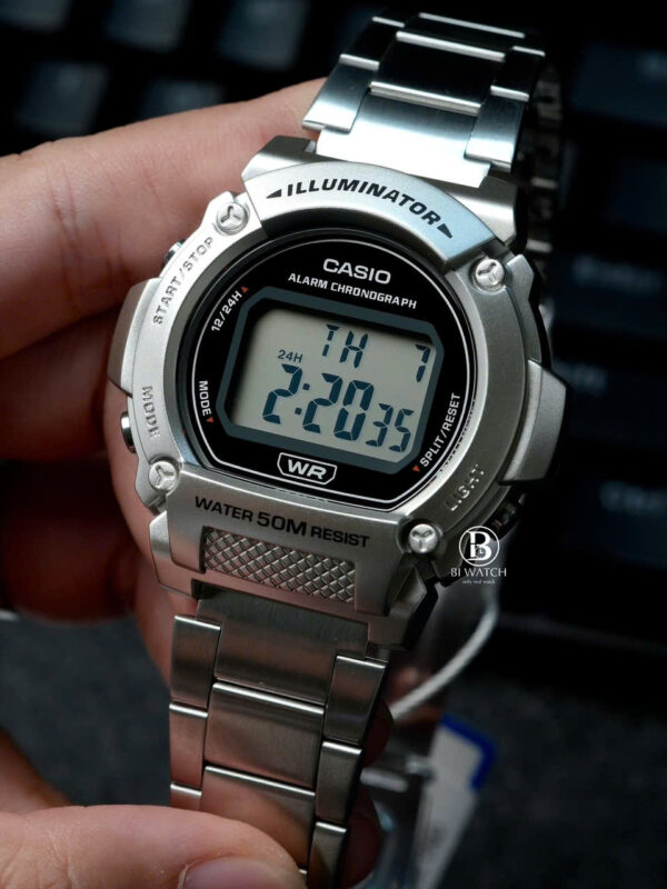 Đồng Hồ Nam Casio W-219HD-1AVDF || Size 47mm || Chính Hãng - Hình ảnh 2