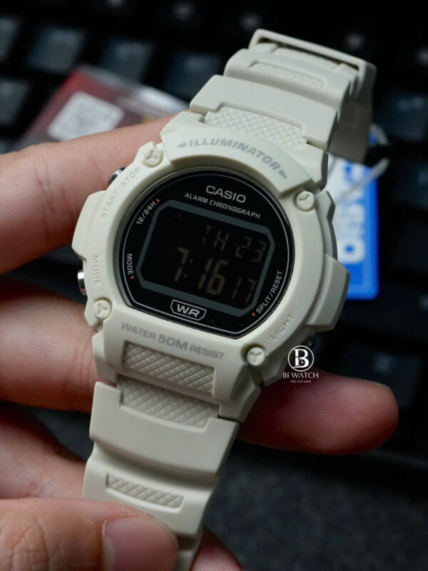 ĐỒNG HỒ NAM CASIO W-219HC-8B || Size 47mm || Chính Hãng - Hình ảnh 2