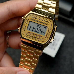Đồng Hồ Nam Casio A168WEGM-9DF || FULL VÀNG KIM || Chính Hãng