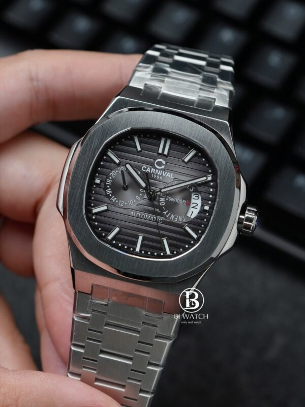Đồng hồ nam Carnival 8158G-VT-Xám ll Size 40mm ll Chính hãng - Hình ảnh 2