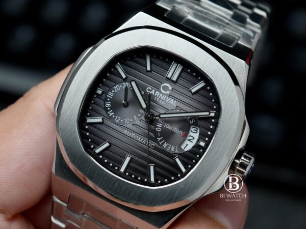Đồng hồ nam Carnival 8158G-VT-Xám ll Size 40mm ll Chính hãng - Hình ảnh 3