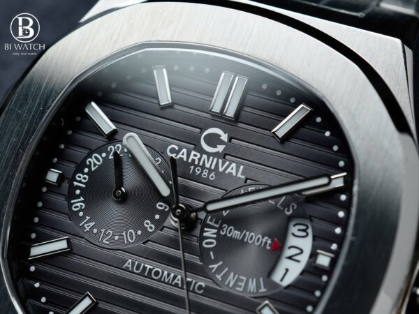 Đồng hồ nam Carnival 8158G-VT-Xám ll Size 40mm ll Chính hãng - Hình ảnh 4