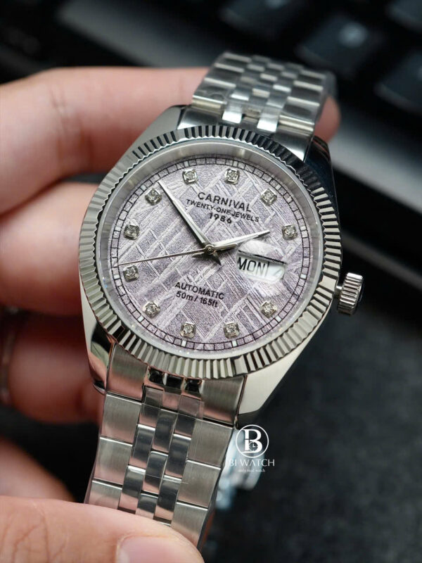 Đồng Hồ Nam Carnival 8131G-VT- Thiên Thạch ll Size 40mm ll Chính Hãng - Hình ảnh 2