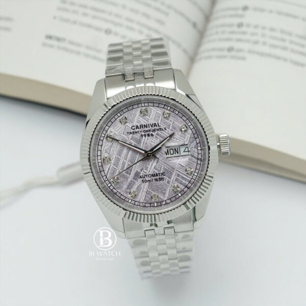Đồng Hồ Nam Carnival 8131G-VT- Thiên Thạch ll Size 40mm ll Chính Hãng