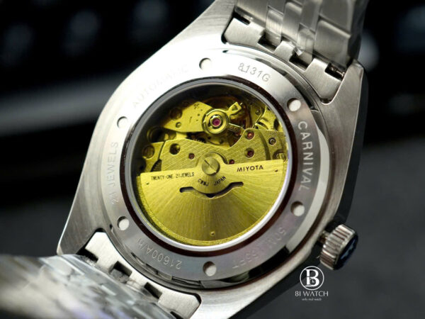 Đồng Hồ Nam Carnival 8131G-VT- Thiên Thạch ll Size 40mm ll Chính Hãng - Hình ảnh 4