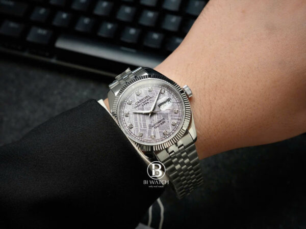 Đồng Hồ Nam Carnival 8131G-VT- Thiên Thạch ll Size 40mm ll Chính Hãng - Hình ảnh 7